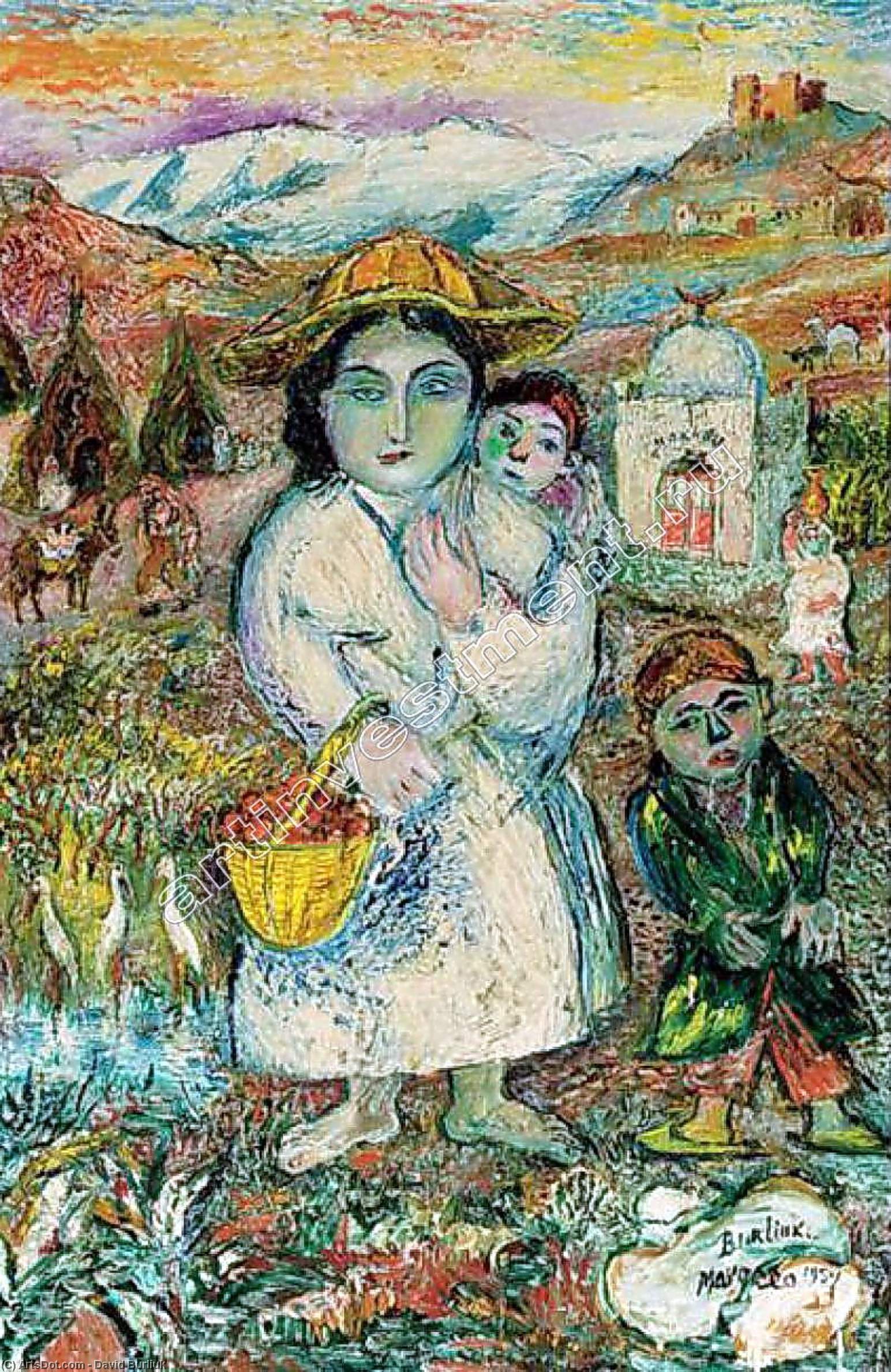 Berberian Woman, Morocco — David Davidovich Burliuk