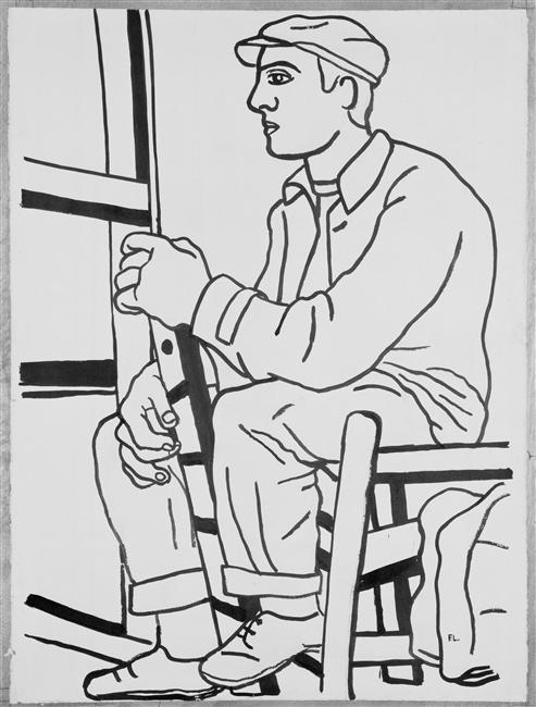 The Workman Sitting — フェルナンド・レジェ