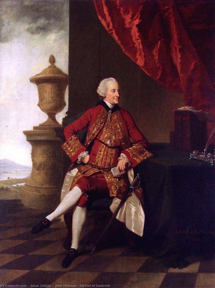 John Montagu, 4th Earl Of Sandwich — Johann Zoffany
