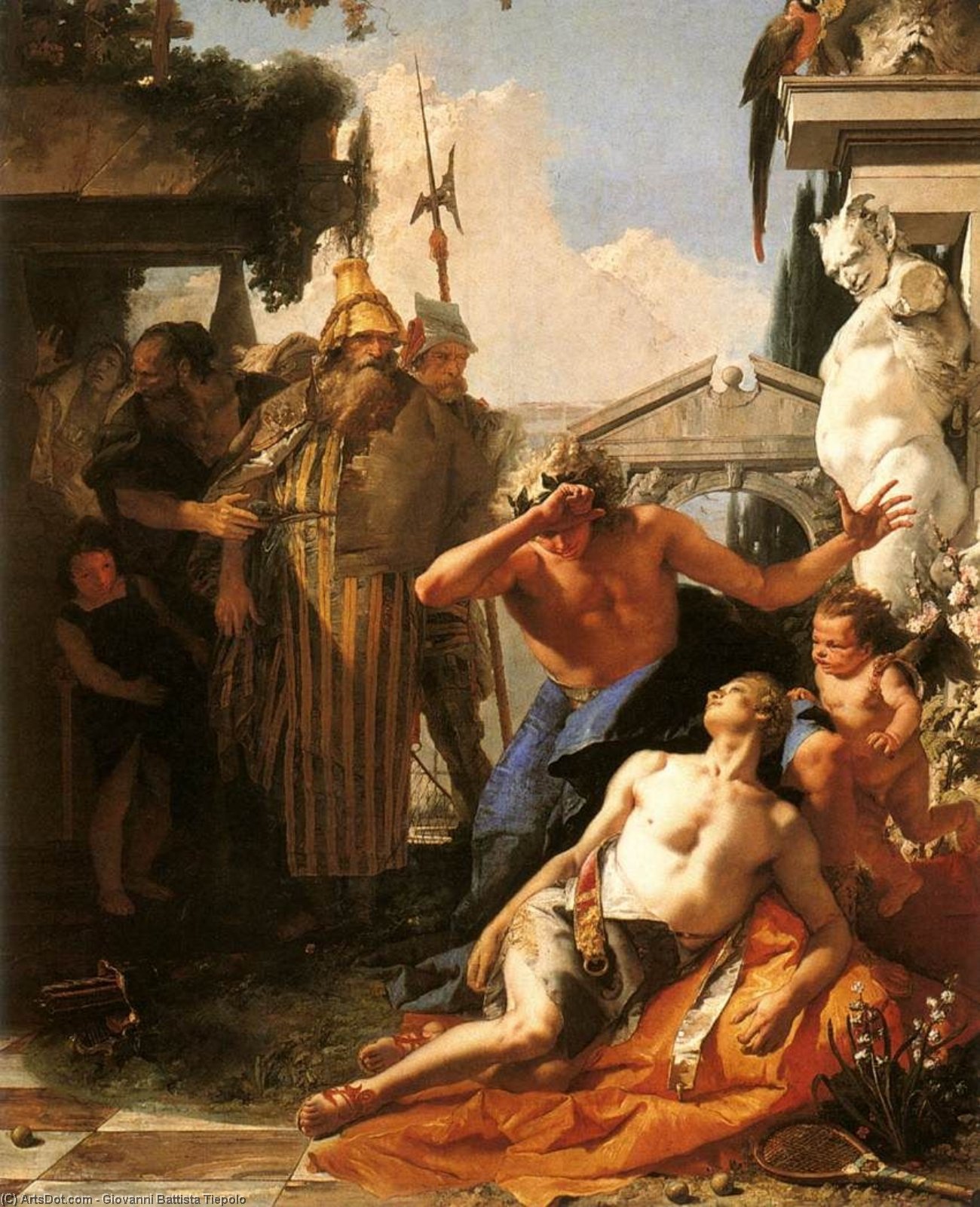 The Death Of Hyacinth — Giambattista Tiepolo