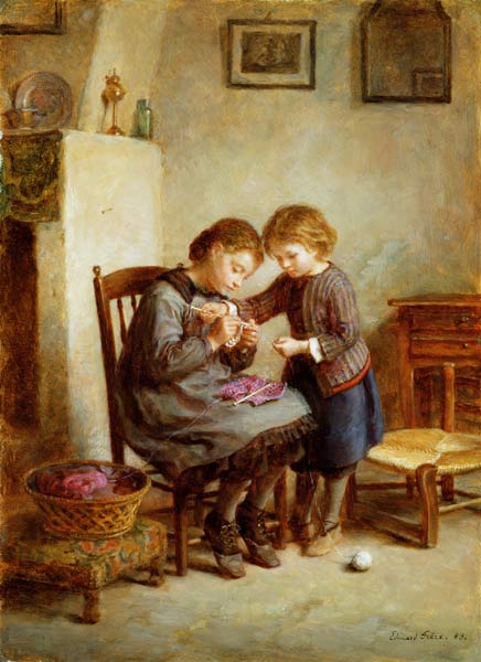 La Tricoteuse — Pierre Edouard Frère