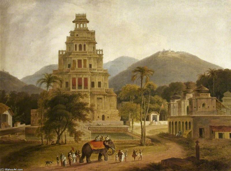 The Fort Of Vellore In The Carnatic, India — Thomas Daniell