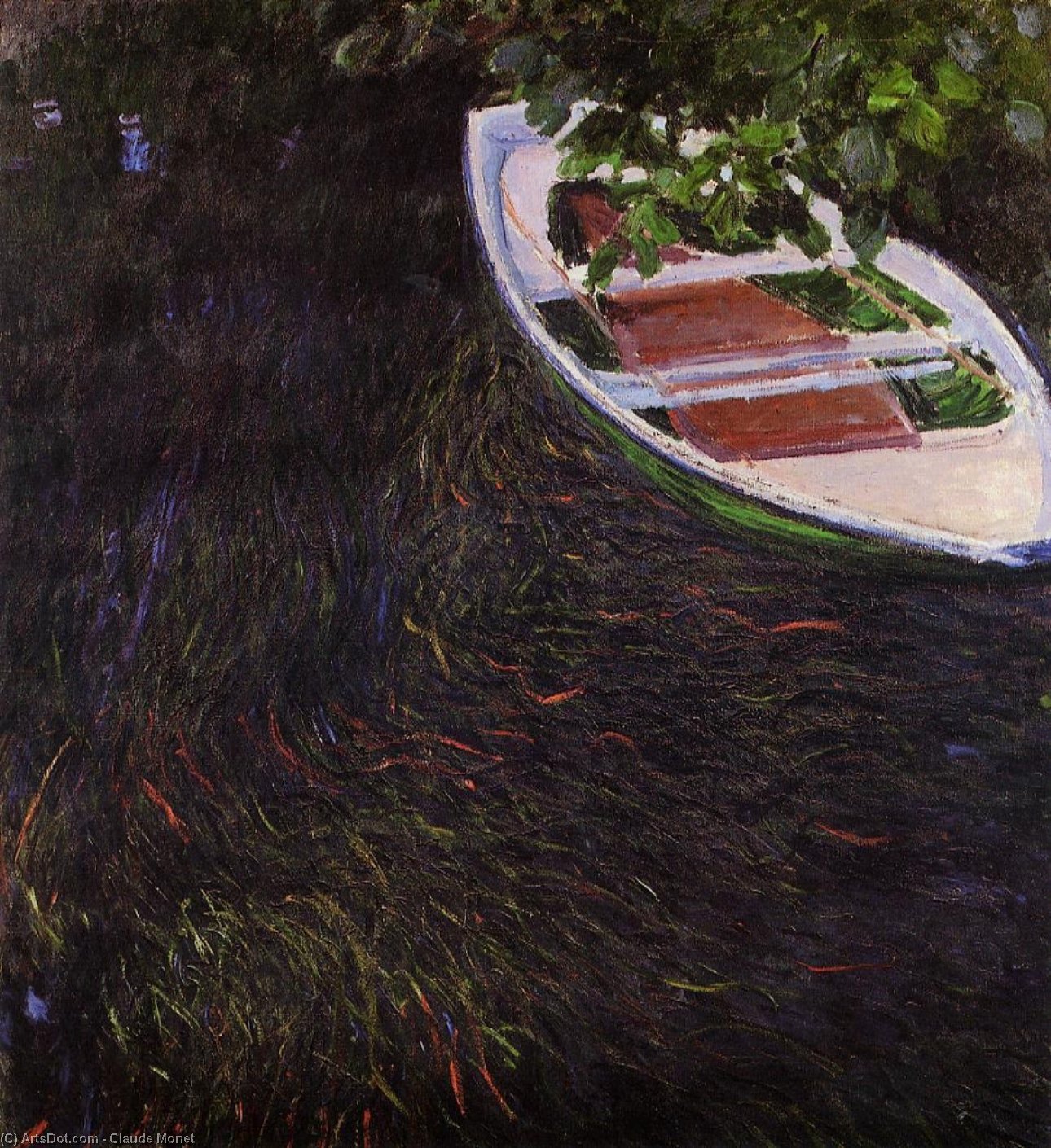 Лодка На Воде — Клод Моне