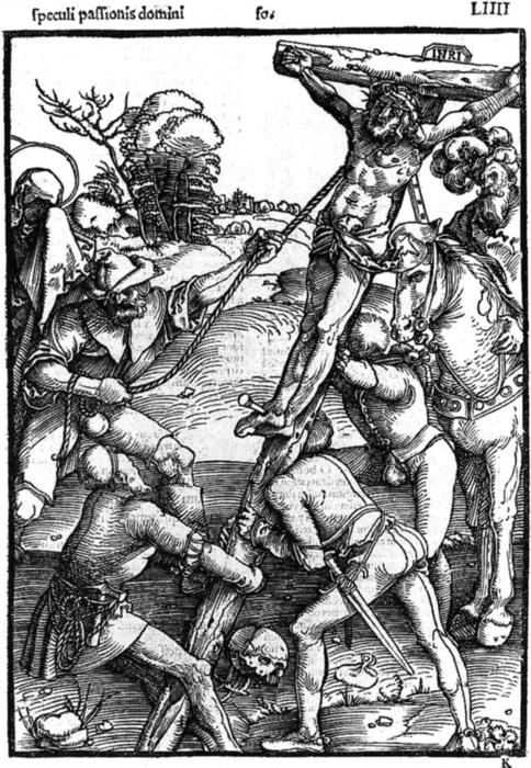 The Erection Of The Cross — Hans Baldung