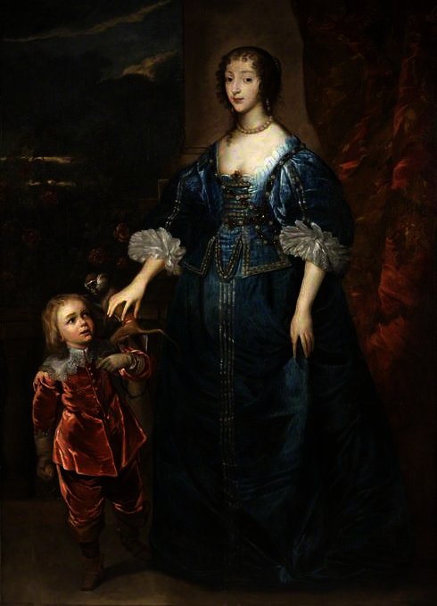 Henrietta Maria, And Sir Jeffrey Hudson — Sir Anthony Van Dyck
