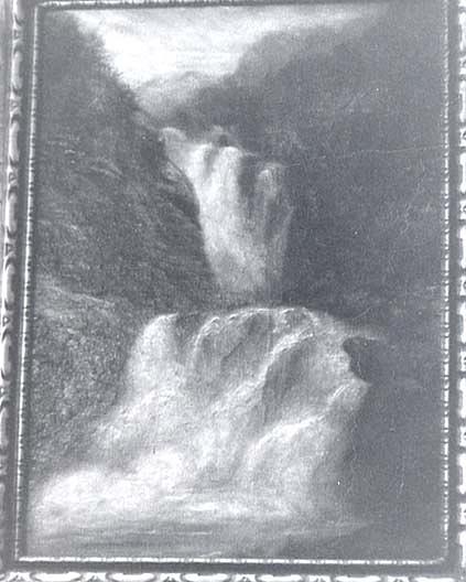 Rauschinbach Falls, Switzerland, (painting) — Frank Harold Hayward
