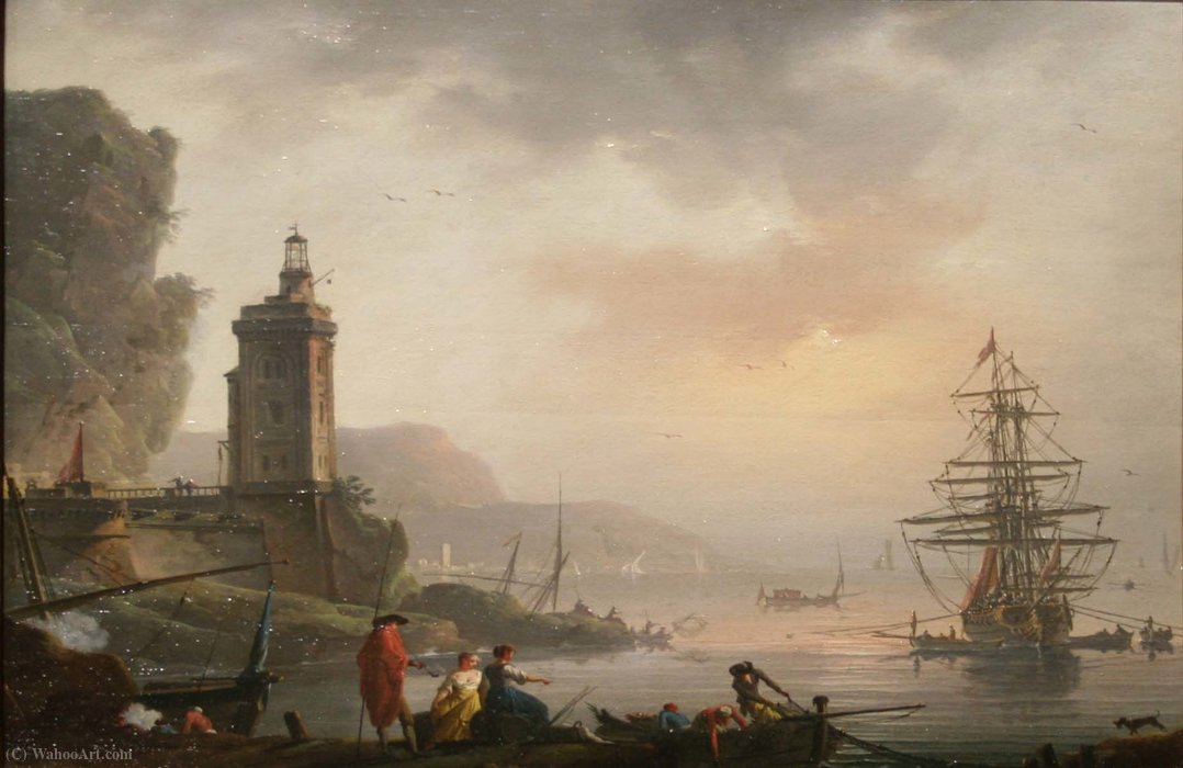 Sea Side — Charles Francois Lacroix De Marseille