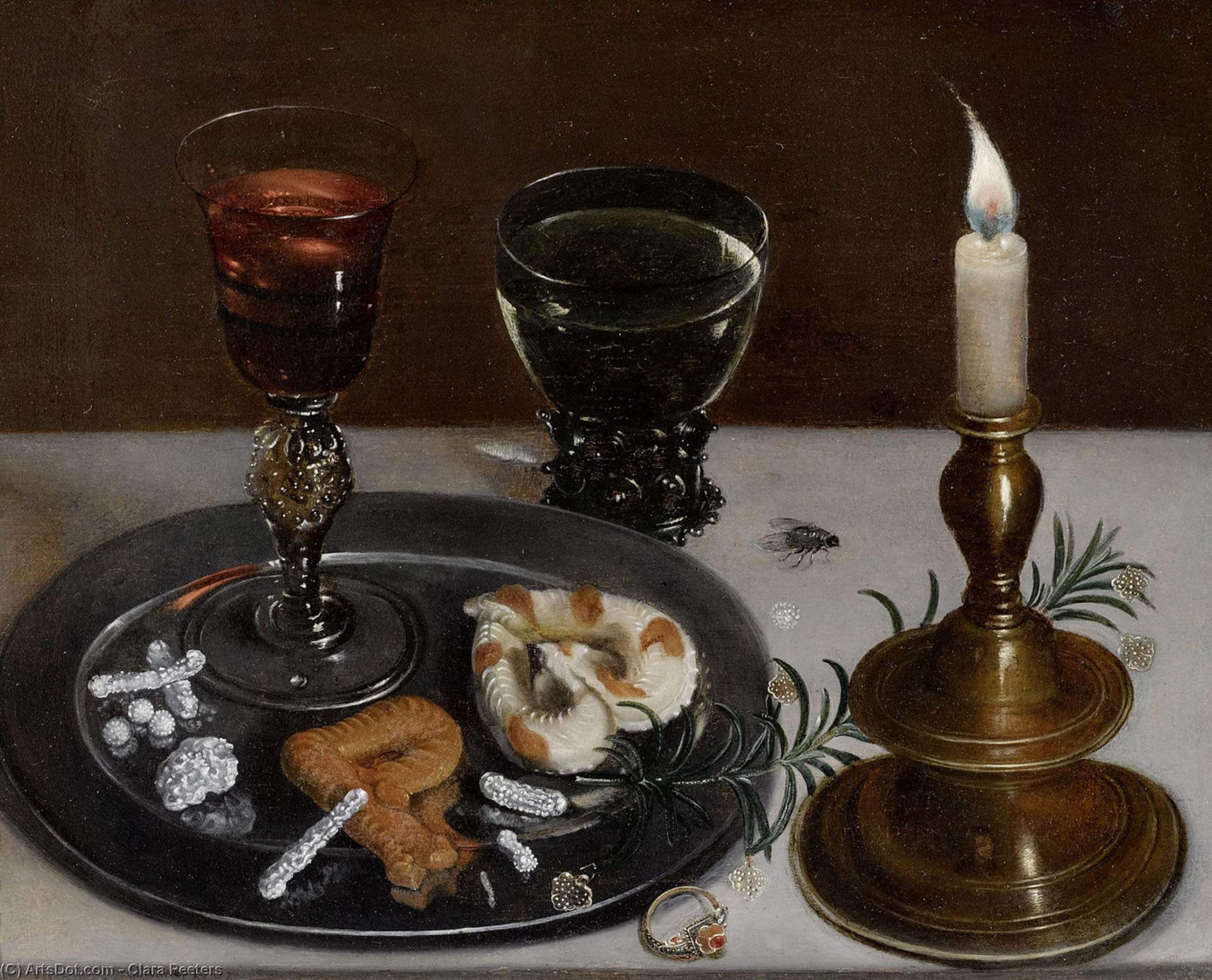 Stilleben Mit Facon-de-venise-glas — Clara Peeters