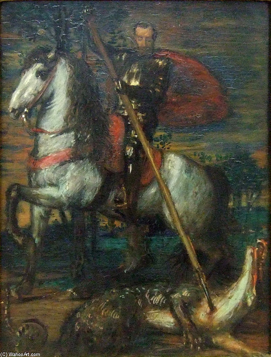 Der Drachentoter Von Hans Von Marees — Hans Von Marées