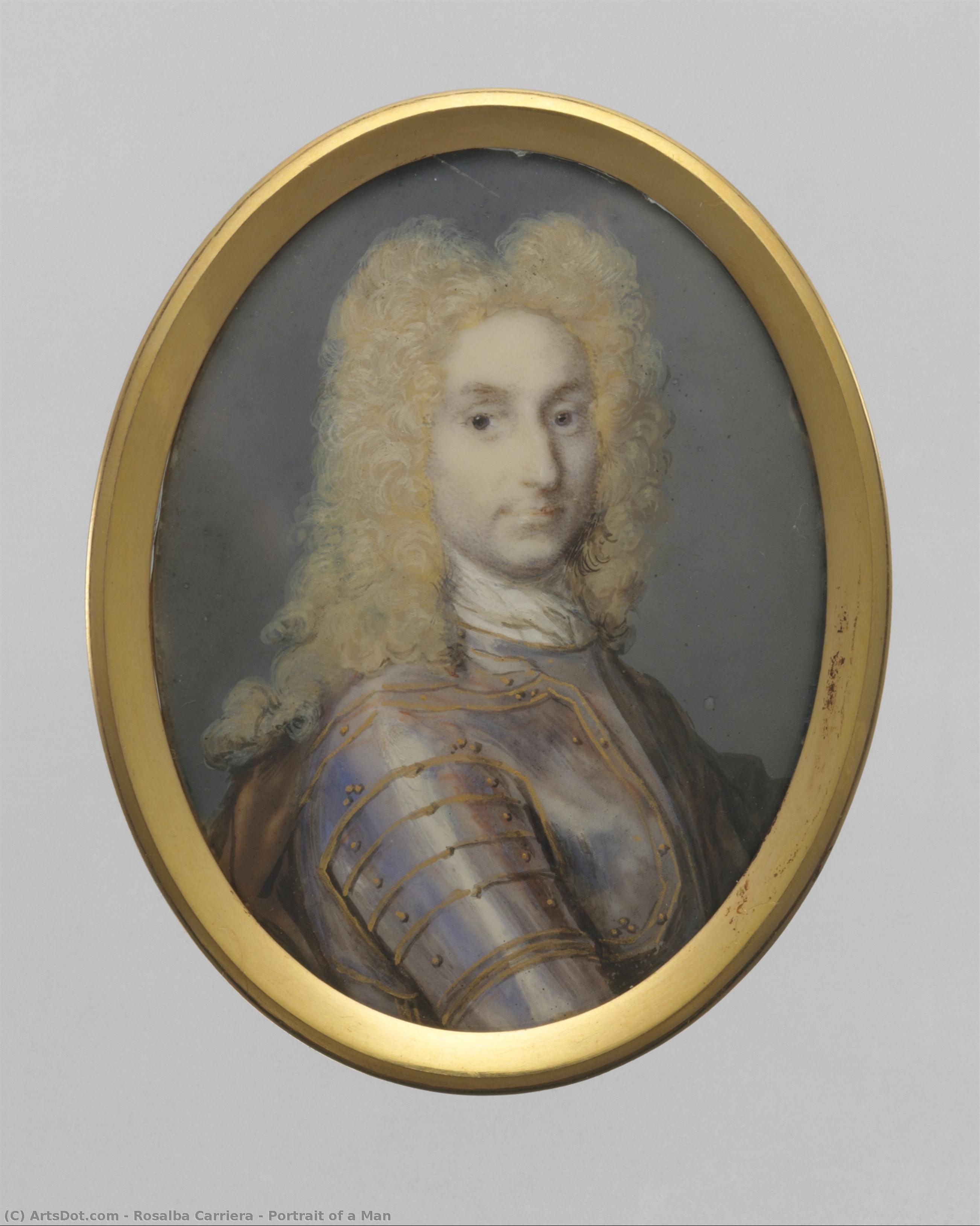 Portrait Of A Man — Rosalba Carriera