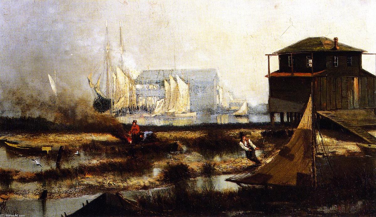 Harbor Scene — Генри Оссава Тэннер