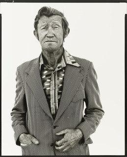 Carl Hoefert, Unemployed Black Jack Dealer, Reno, Nevada, August 30, 1983 — Richard Avedon
