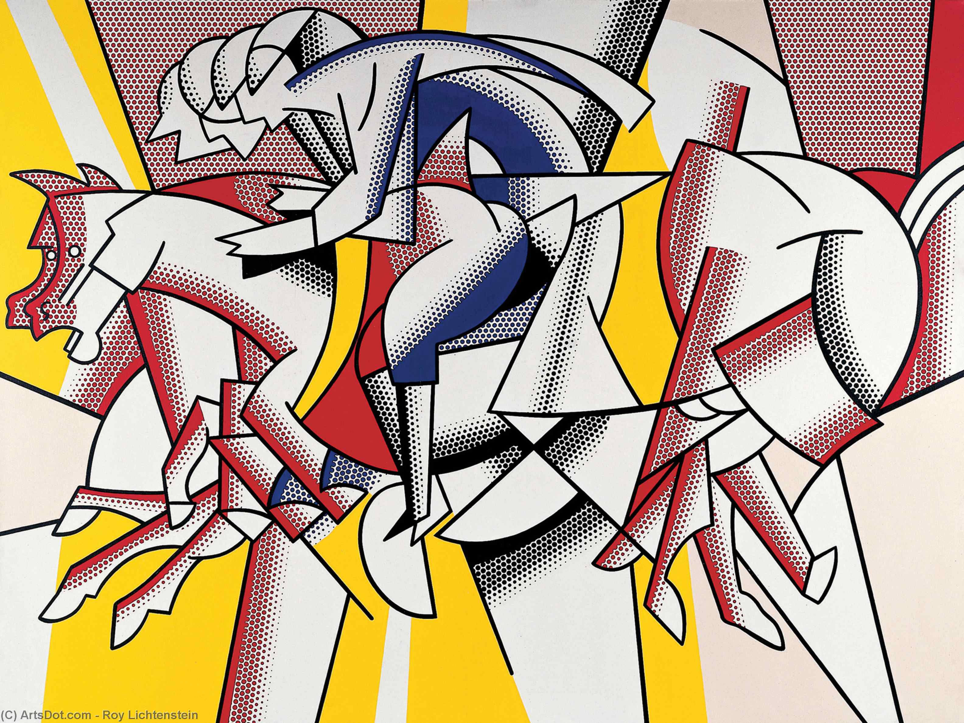The Red Horseman — Roy Lichtenstein