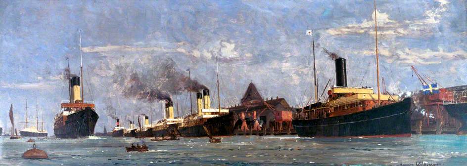 Parkeston Quay Harwich (great Eastern Railway Poster Artwork) — Norman Wilkinson