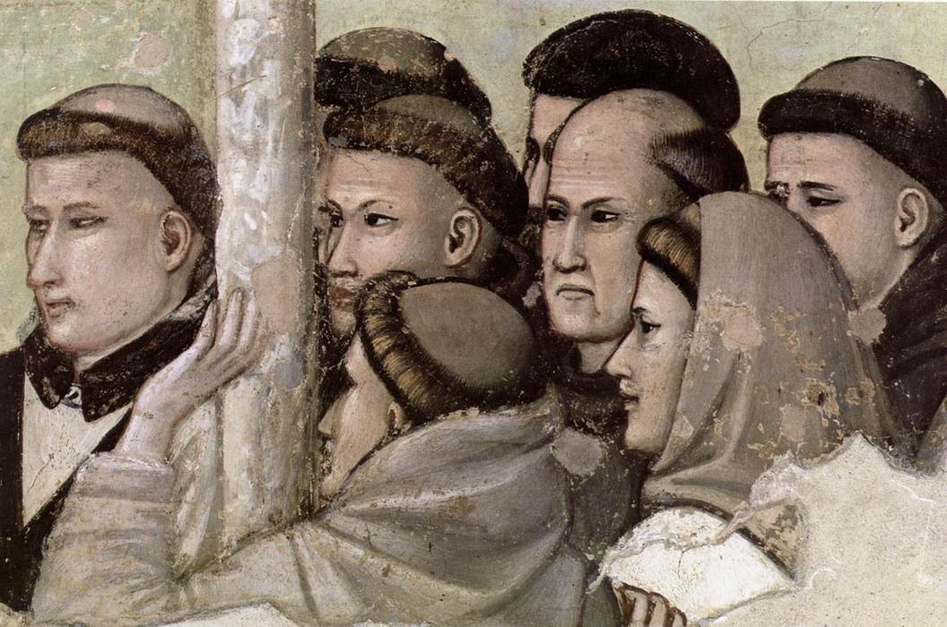 Szene Aus Dem Leben Des Heiligen Franziskus: 7. Aufstieg Des Heiligen Franziskus (detail) — Giotto Di Bondone