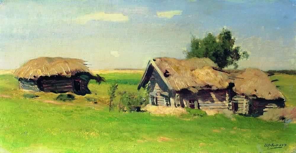Landscape With Isbas — Isaak Ilyich Levitan
