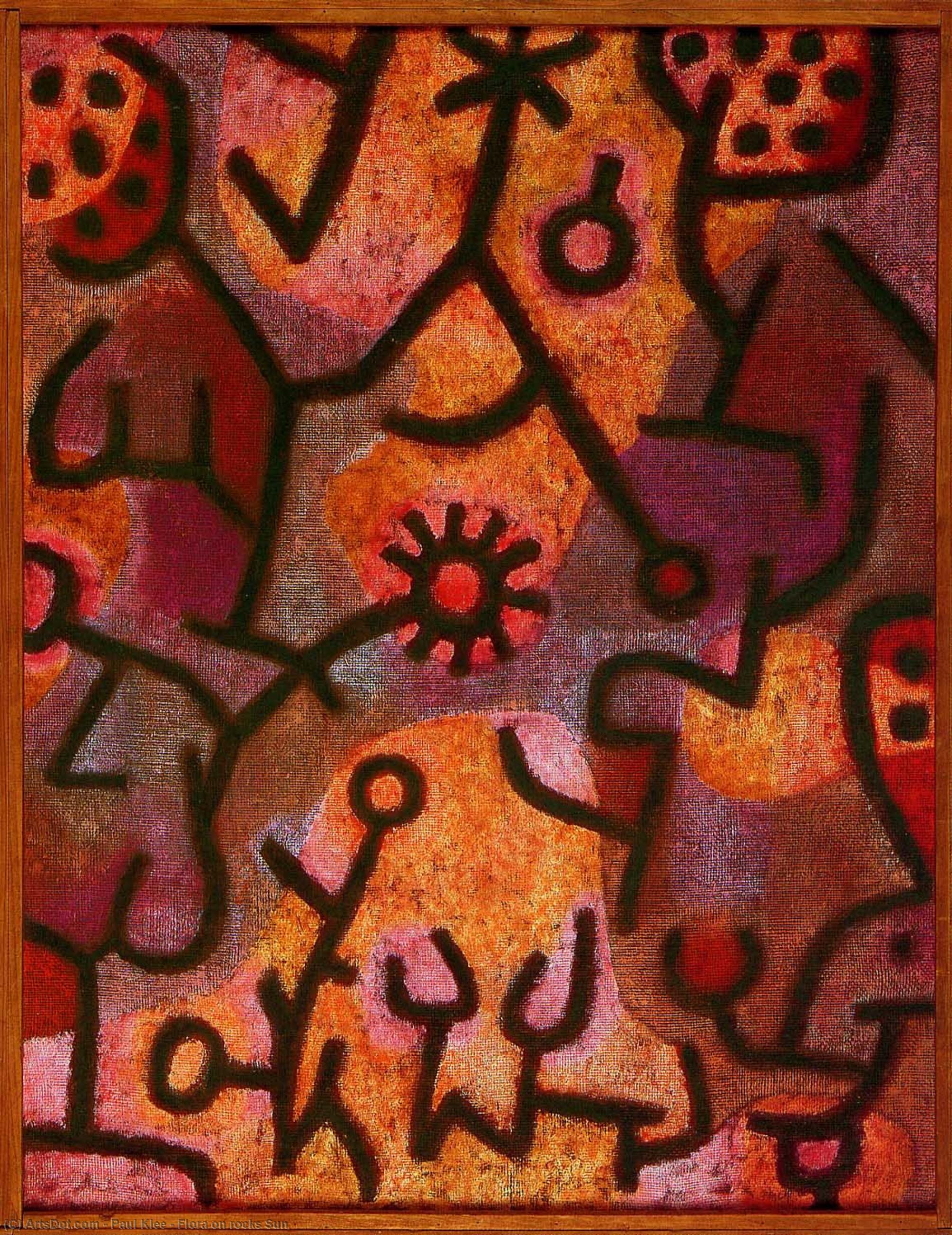 Flora On Rocks Sun — Paul Klee