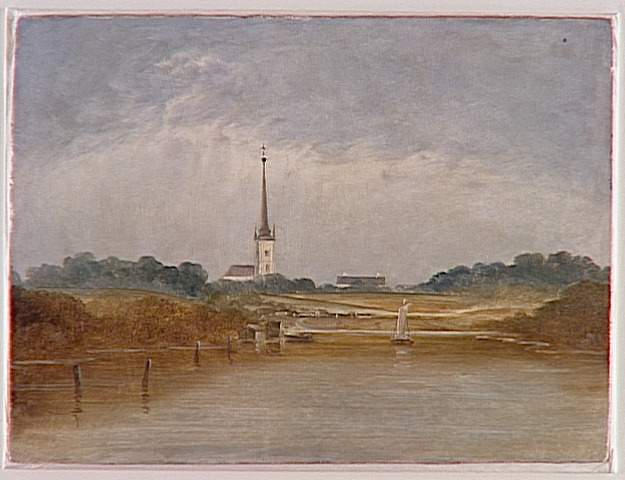 Vue Du Presbytere D'eidsvold — Peder Balke