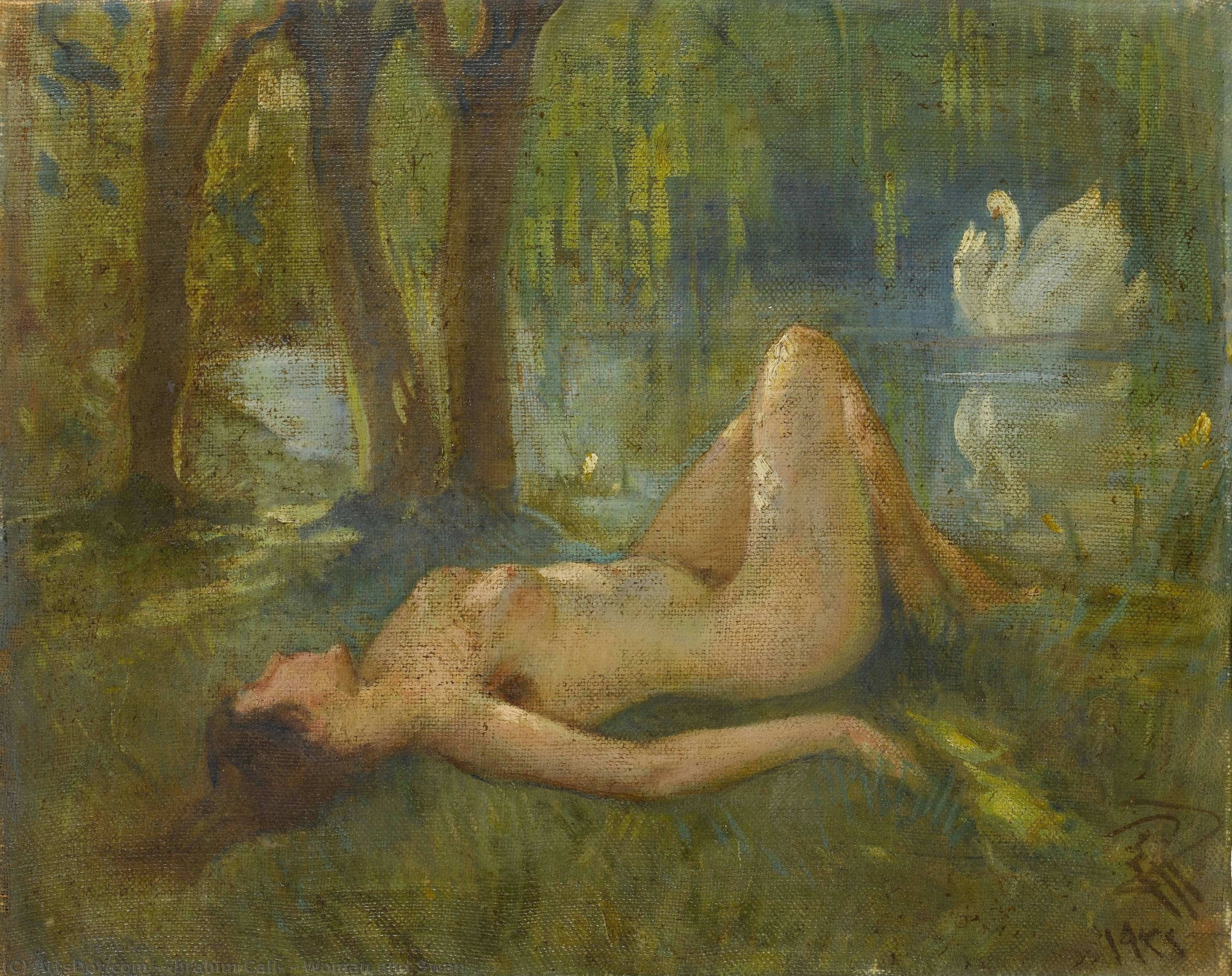 Woman And Swan — İbrahim Çallı
