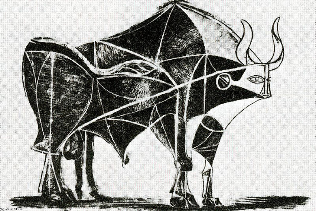 Bull (plate V) — Pablo Picasso