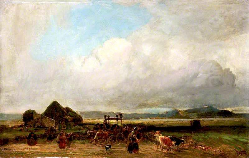 A Funeral Procession Near Lake Killarney, County Kerry — Henry Mark Anthony