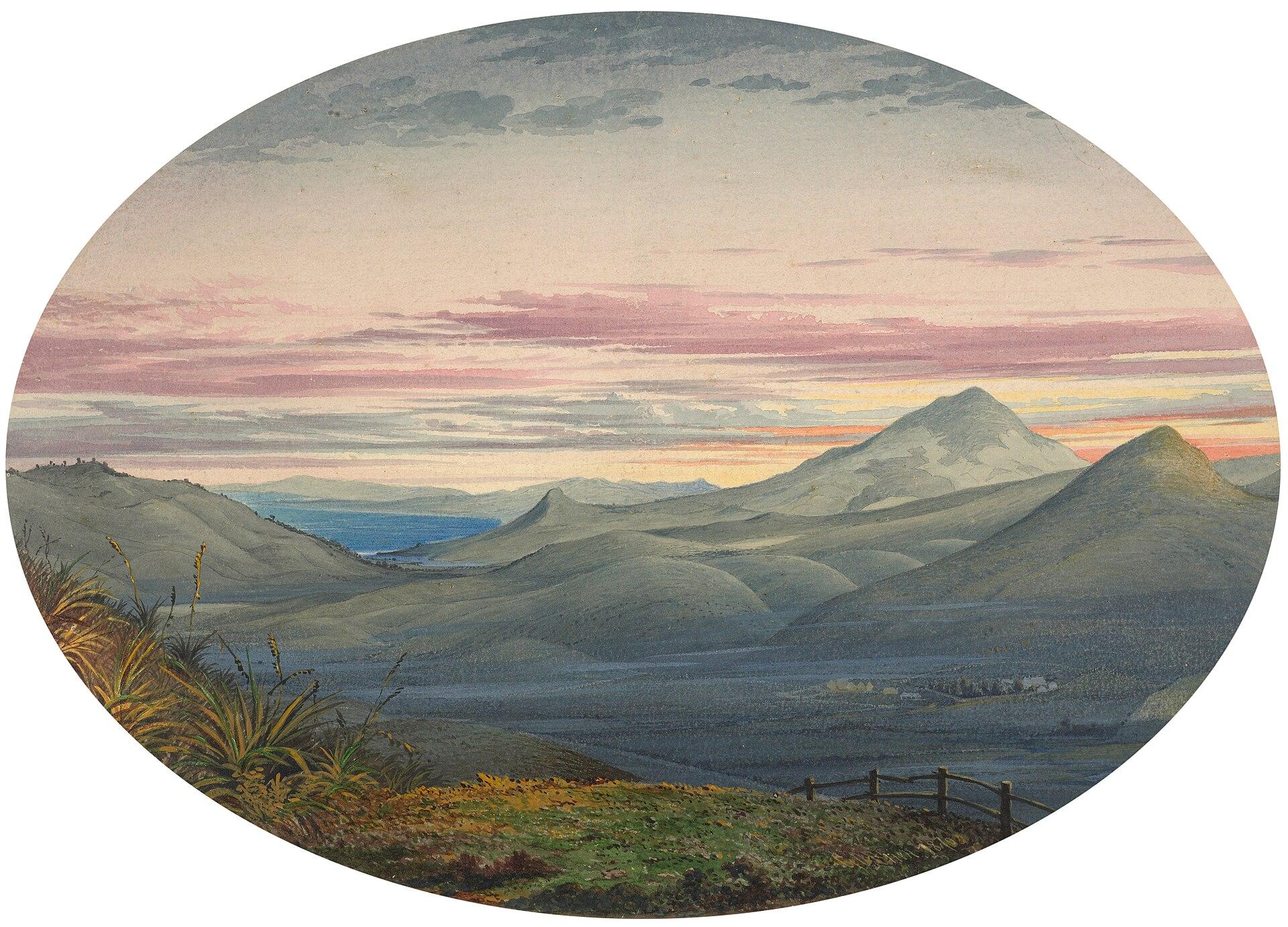 Otago Landscape — Джордж Фрэнк Ангас