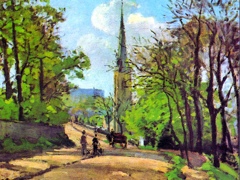 St. Stephen's Church, Lower Norwood — Camille Pissarro