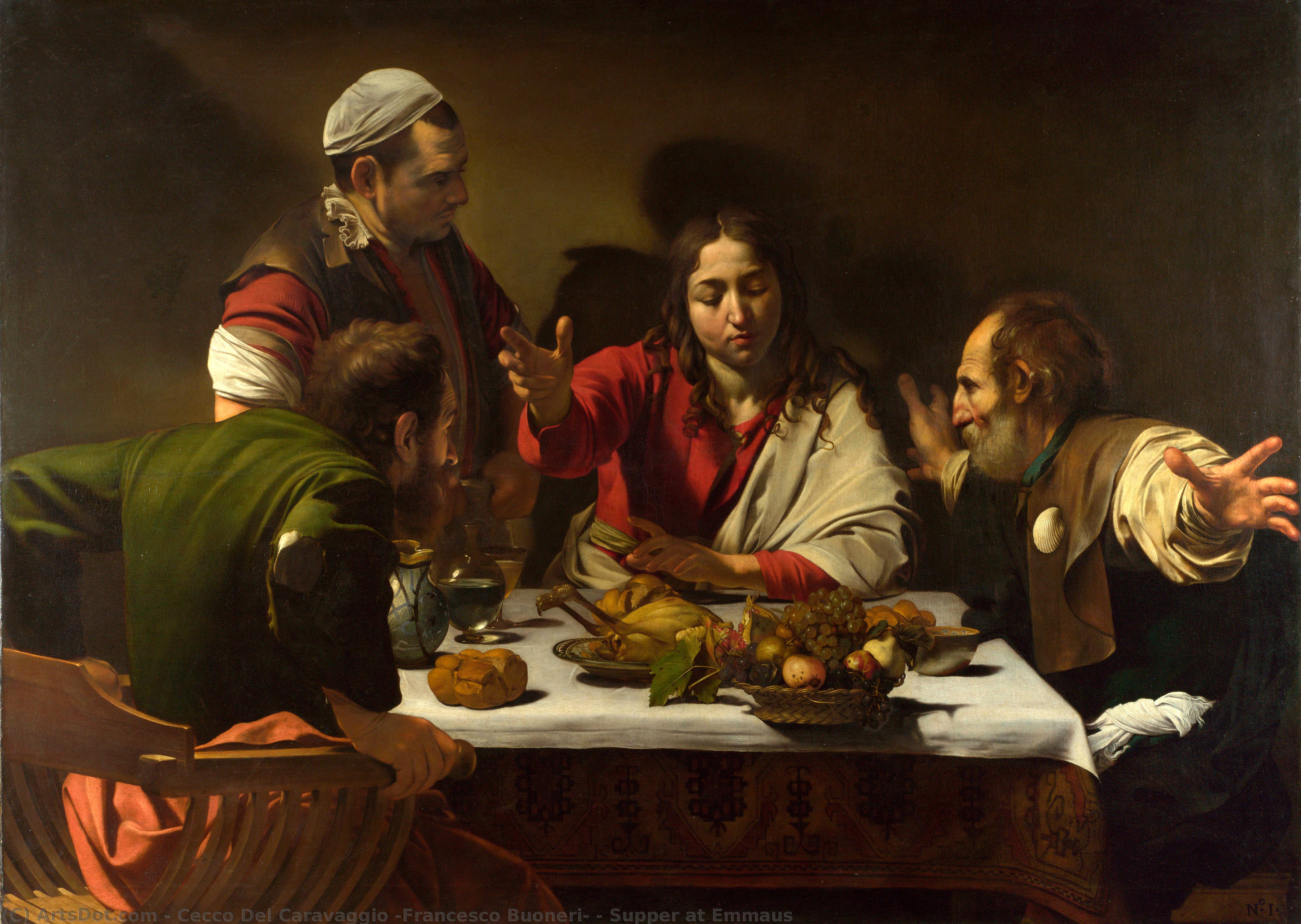 Supper At Emmaus — Cecco Del Caravaggio