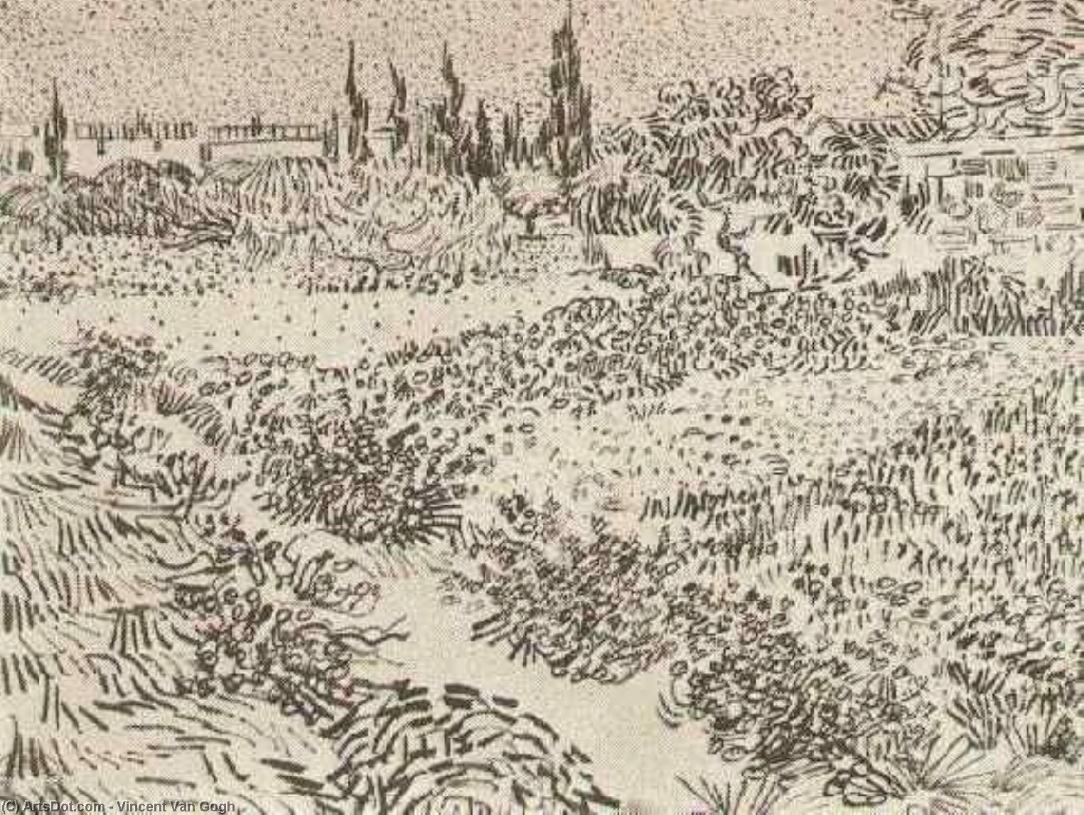 Garden With Flowers 2 — Vincent Van Gog
