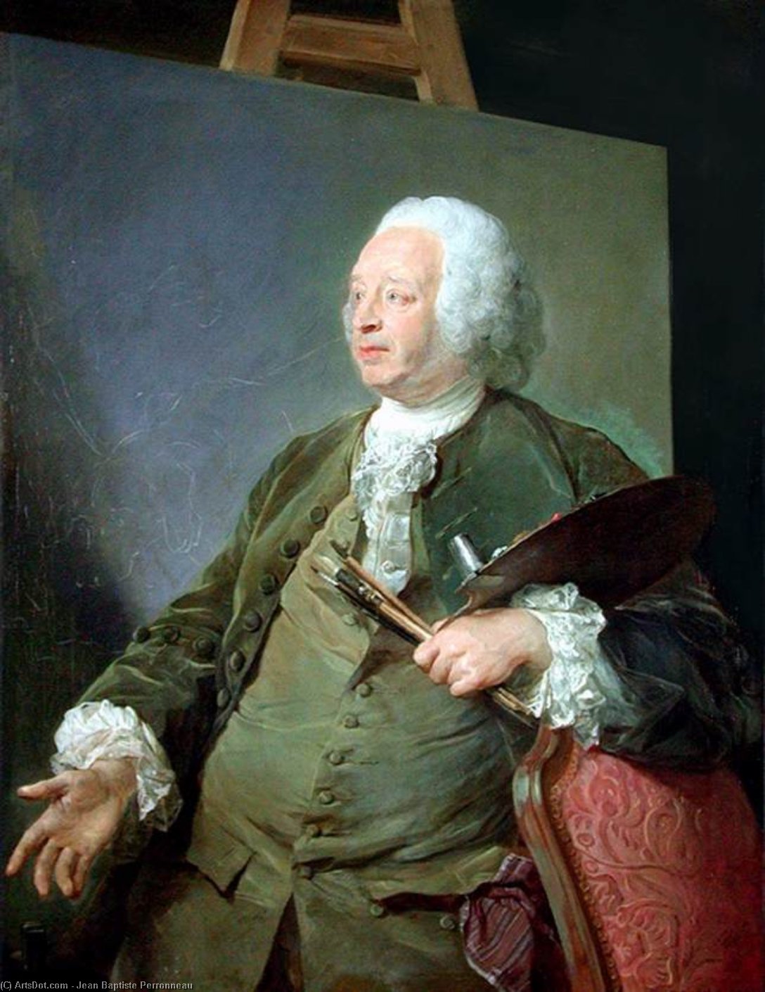 Portrait Of Jean-baptiste Oudry — Jean Baptiste Perronneau