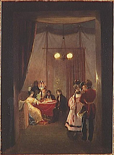 Salon De La Reine Hortense À Rome — Cottrau Félix