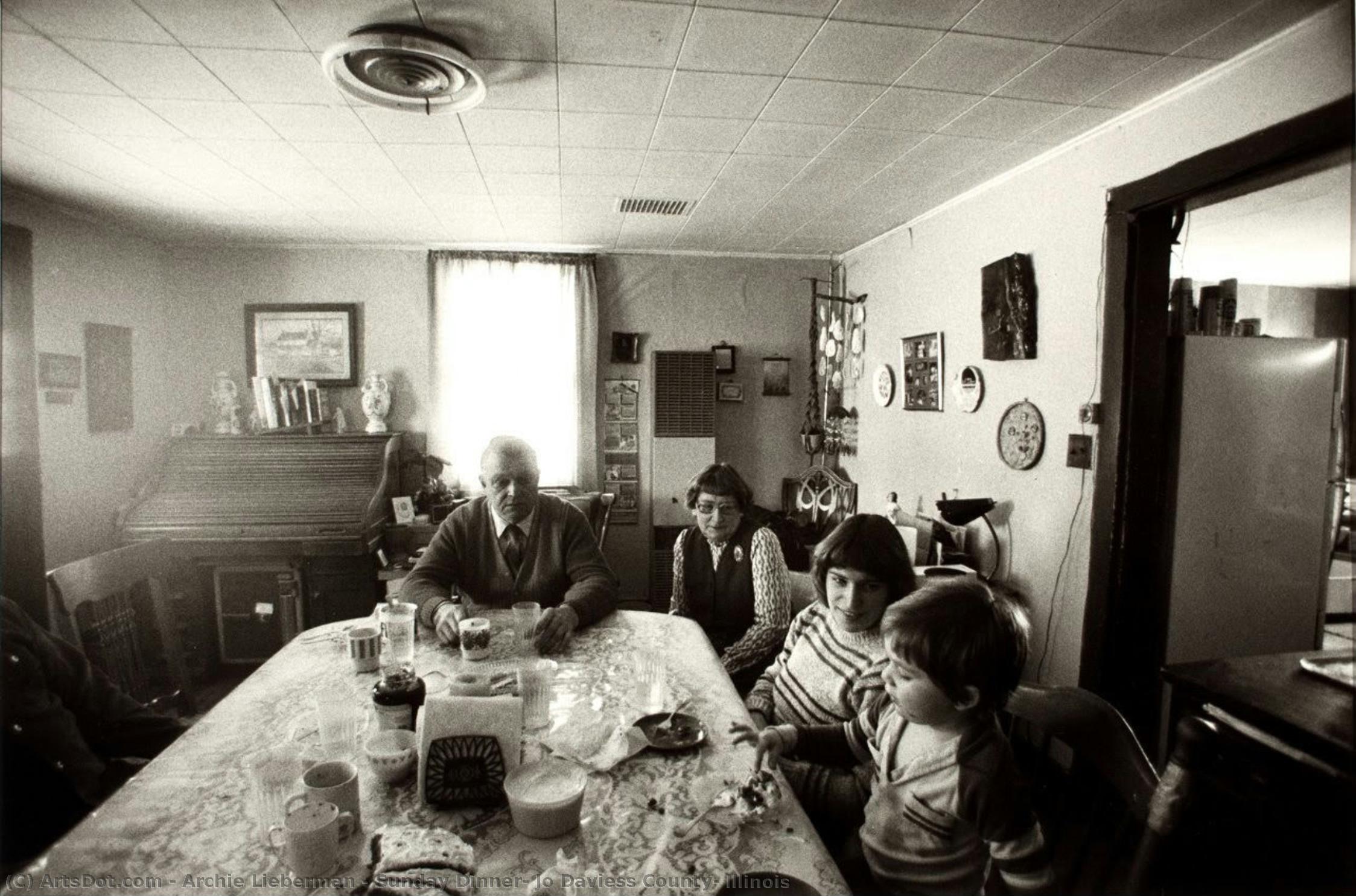Sunday Dinner, Jo Daviess County, Illinois — Archie Lieberman