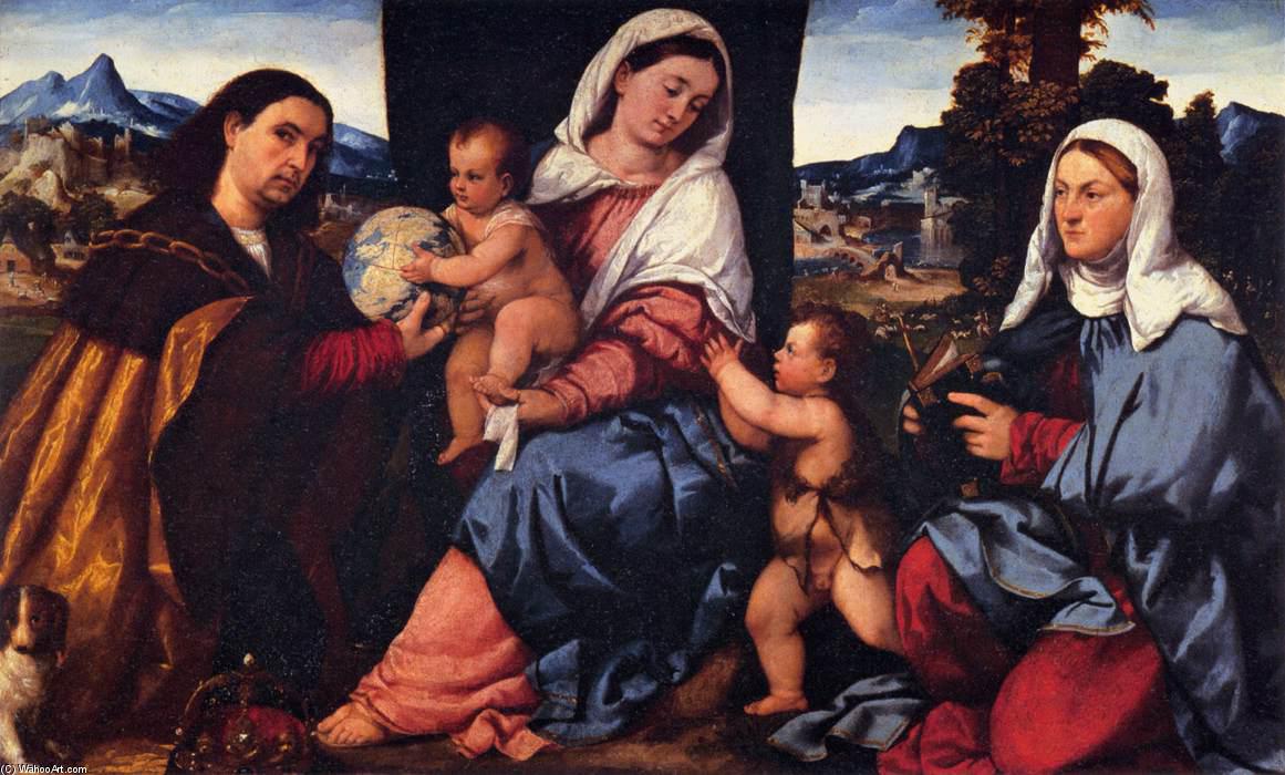 Sacra Conversazione — Bonifazio Veronese (bonifazio De Pitati)