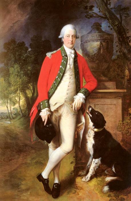 Portrait Of Colonel John Bullock — Thomas Gainsborough