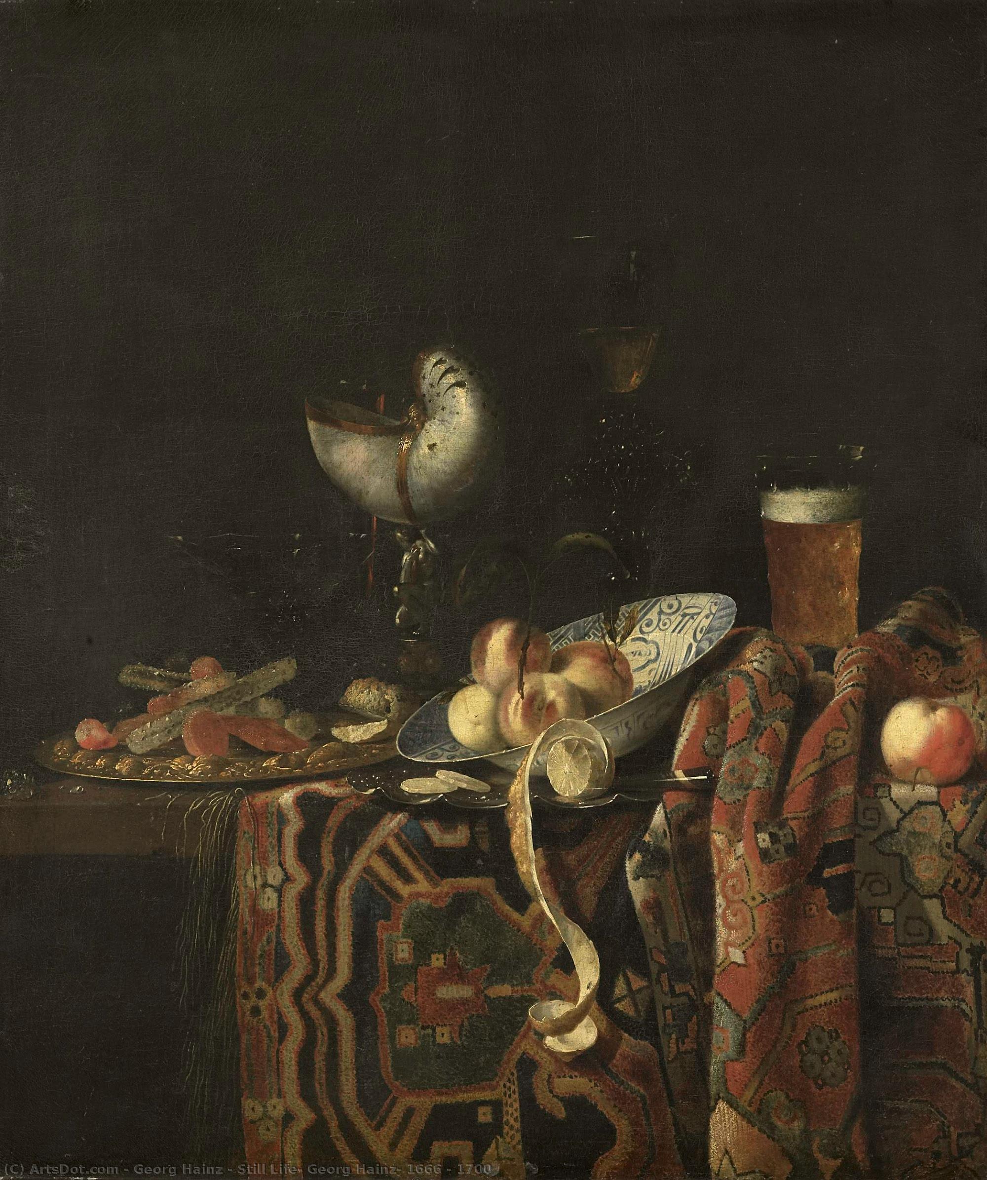 Still Life, Georg Hainz, 1666 - 1700 — Georg Hainz