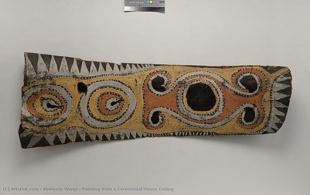 Painting From A Ceremonial House Ceiling — Abwiyeti, Wanyi