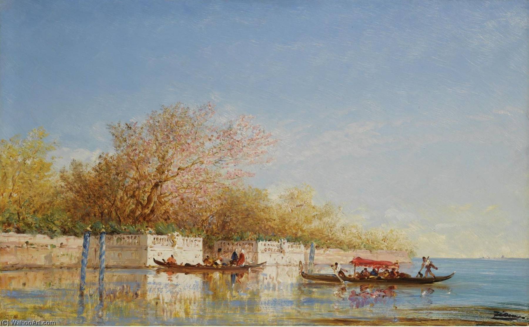 The French Gardens — Felix Francois Georges Philbert Ziem