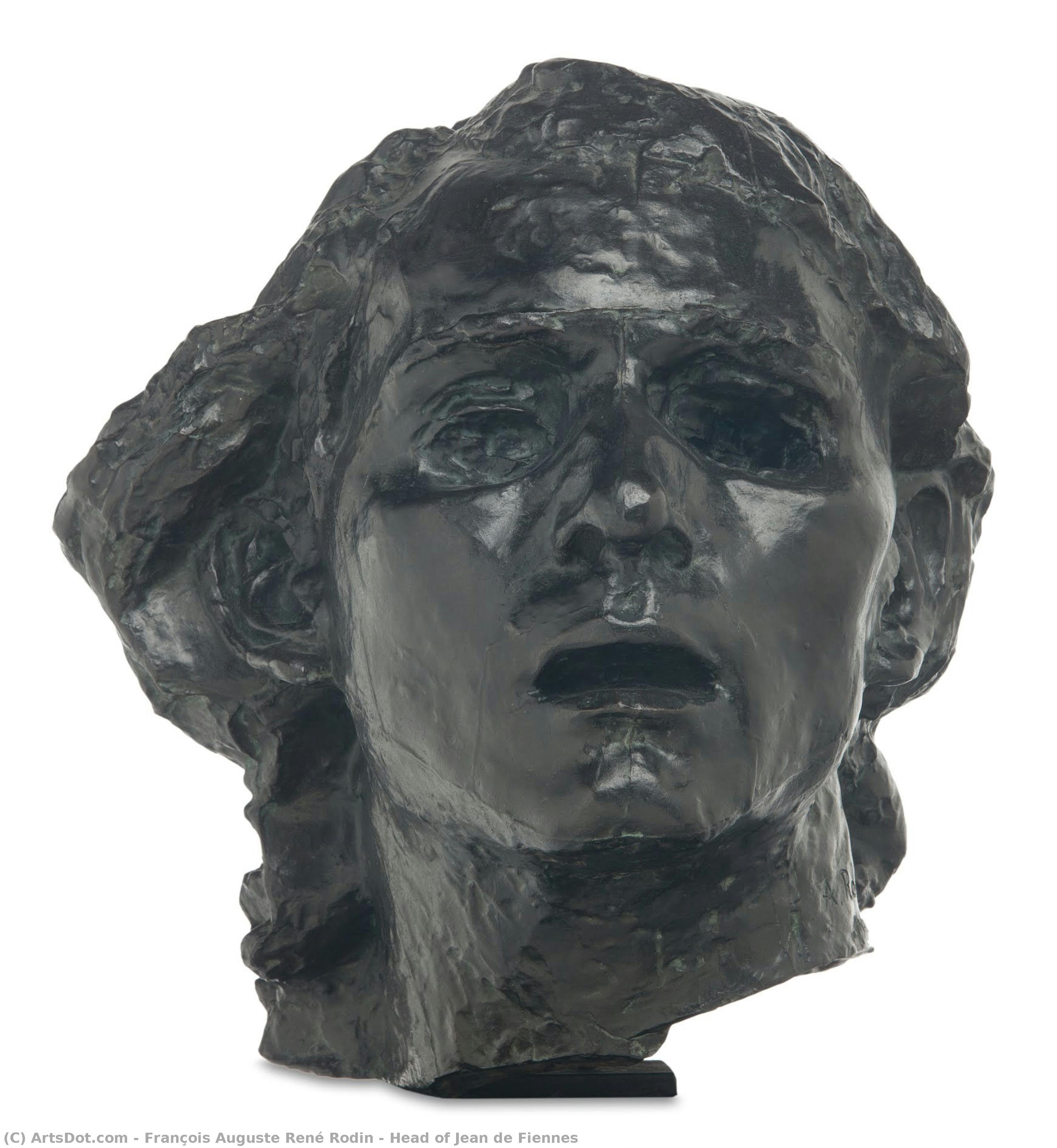 Head Of Jean De Fiennes — Огист Роден