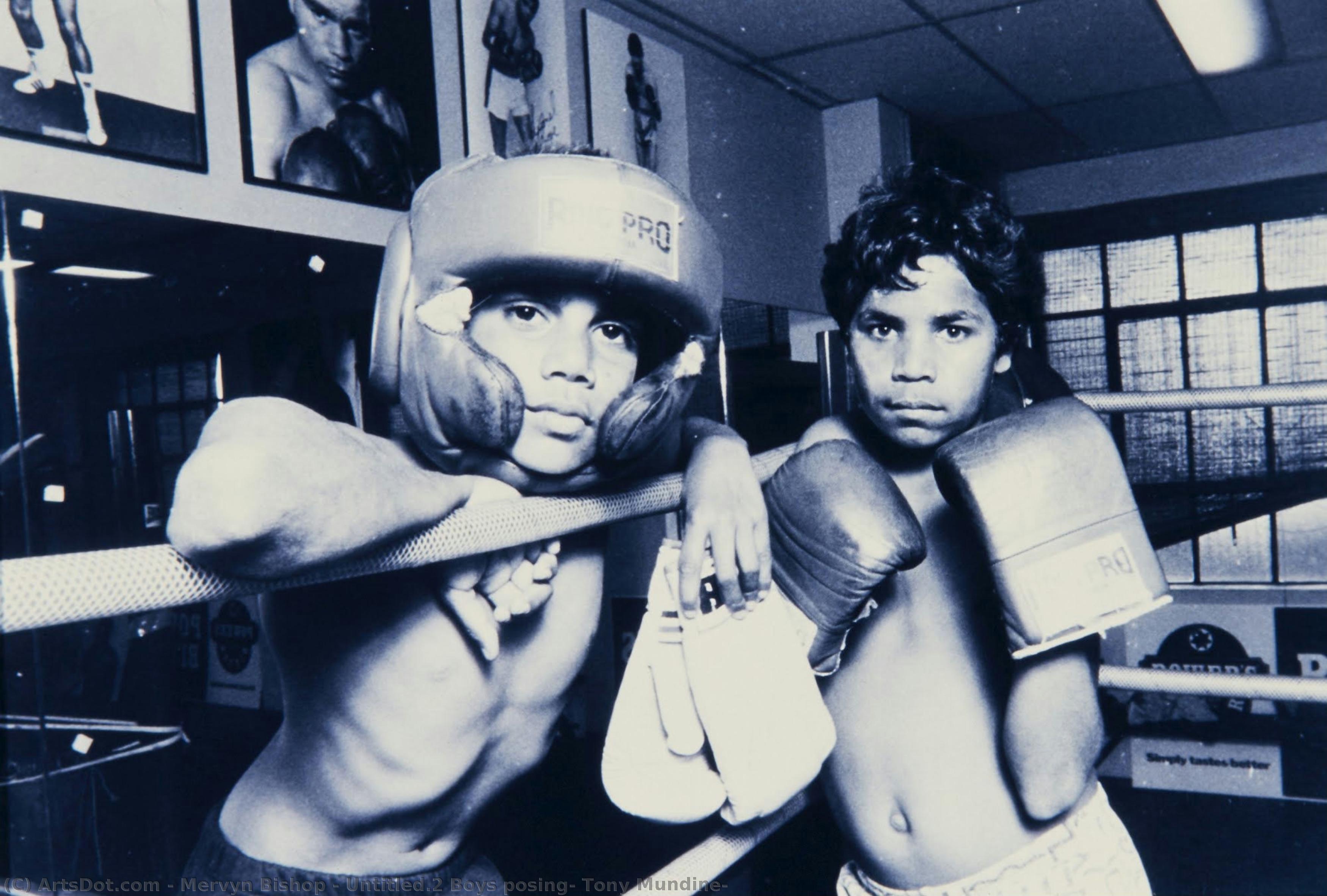 Untitled.2 Boys Posing, Tony Mundine — Мервин Бишоп