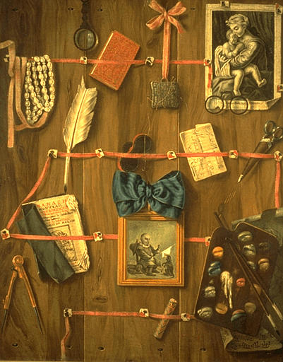Trompe L'oeil A La Gravure De Sarrabat — Valette Penot Jean