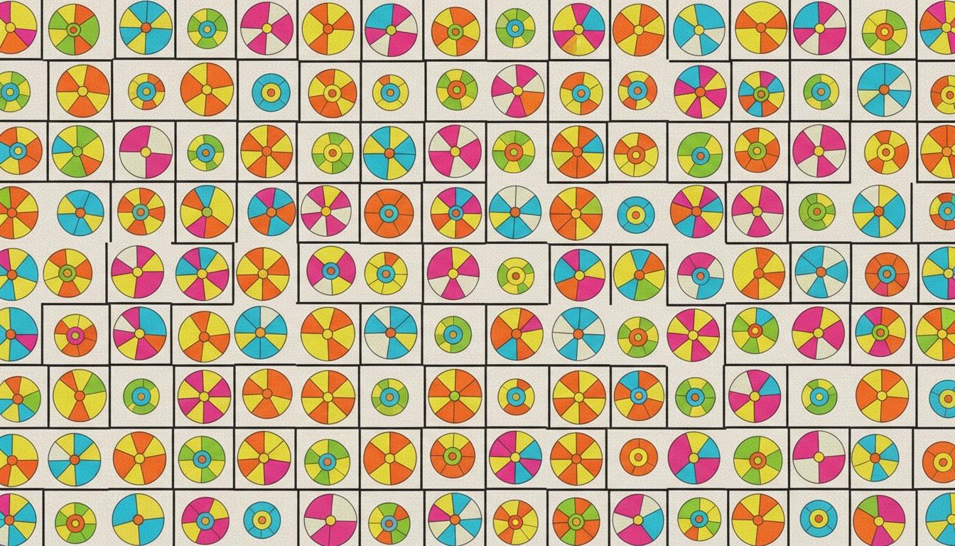 Ritmos Cromáticos En Una Cuadrícula Prismática De Simetría Radial Infinita — Clément Hardy