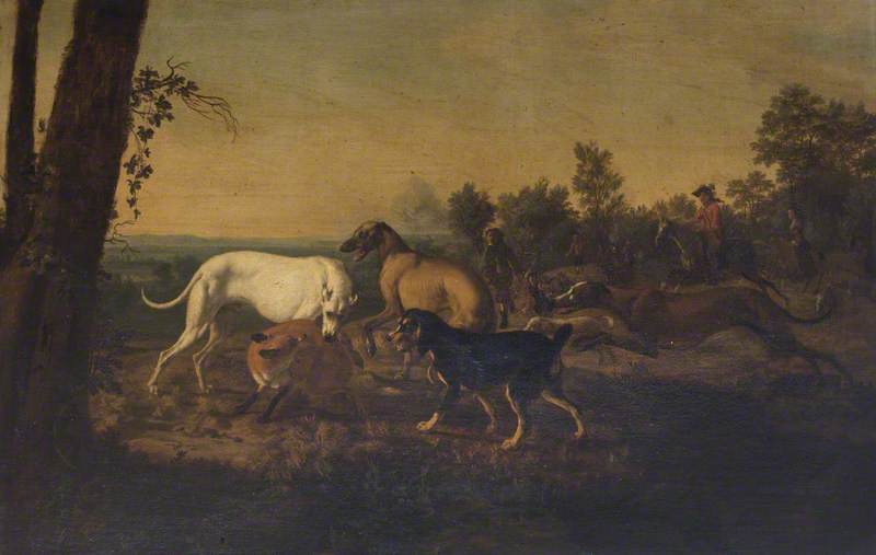 Hunting Scene — Abraham Hondius Danielsz