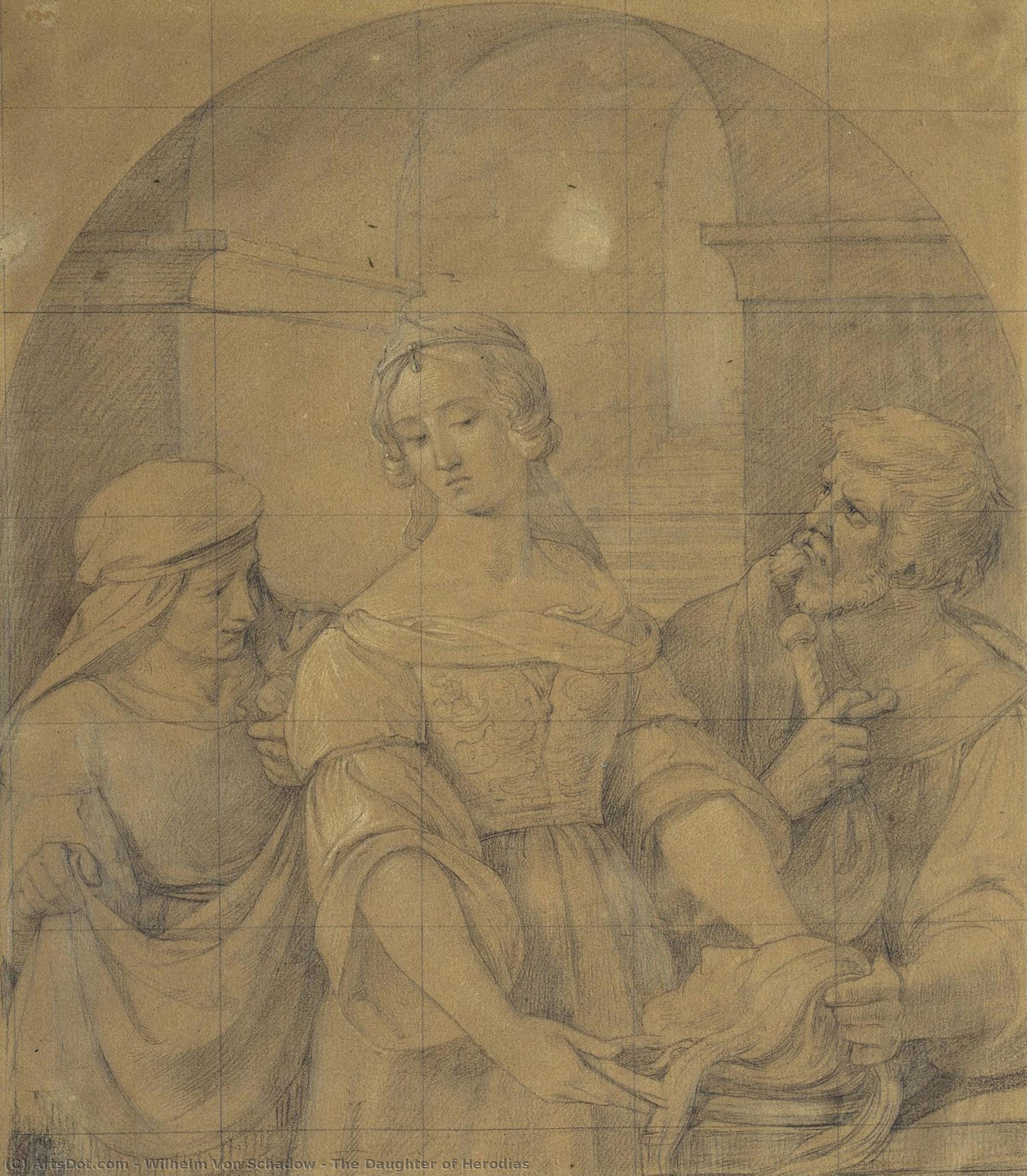 The Daughter Of Herodias — Wilhelm Von Schadow