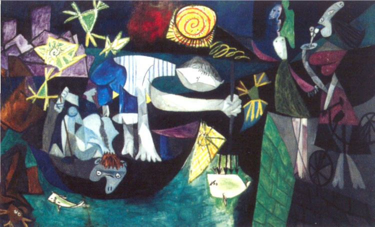 Night Fishing At Antibes — Pablo Picasso