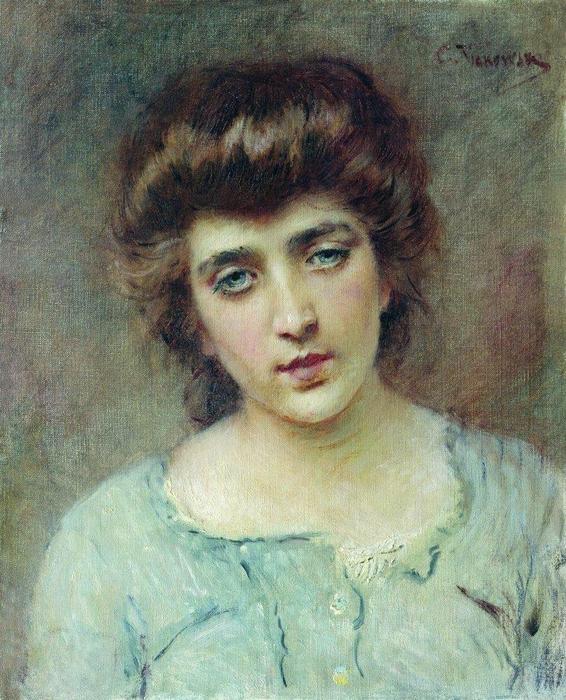 Female Portrait — Konstantin Yegorovich Makovsky