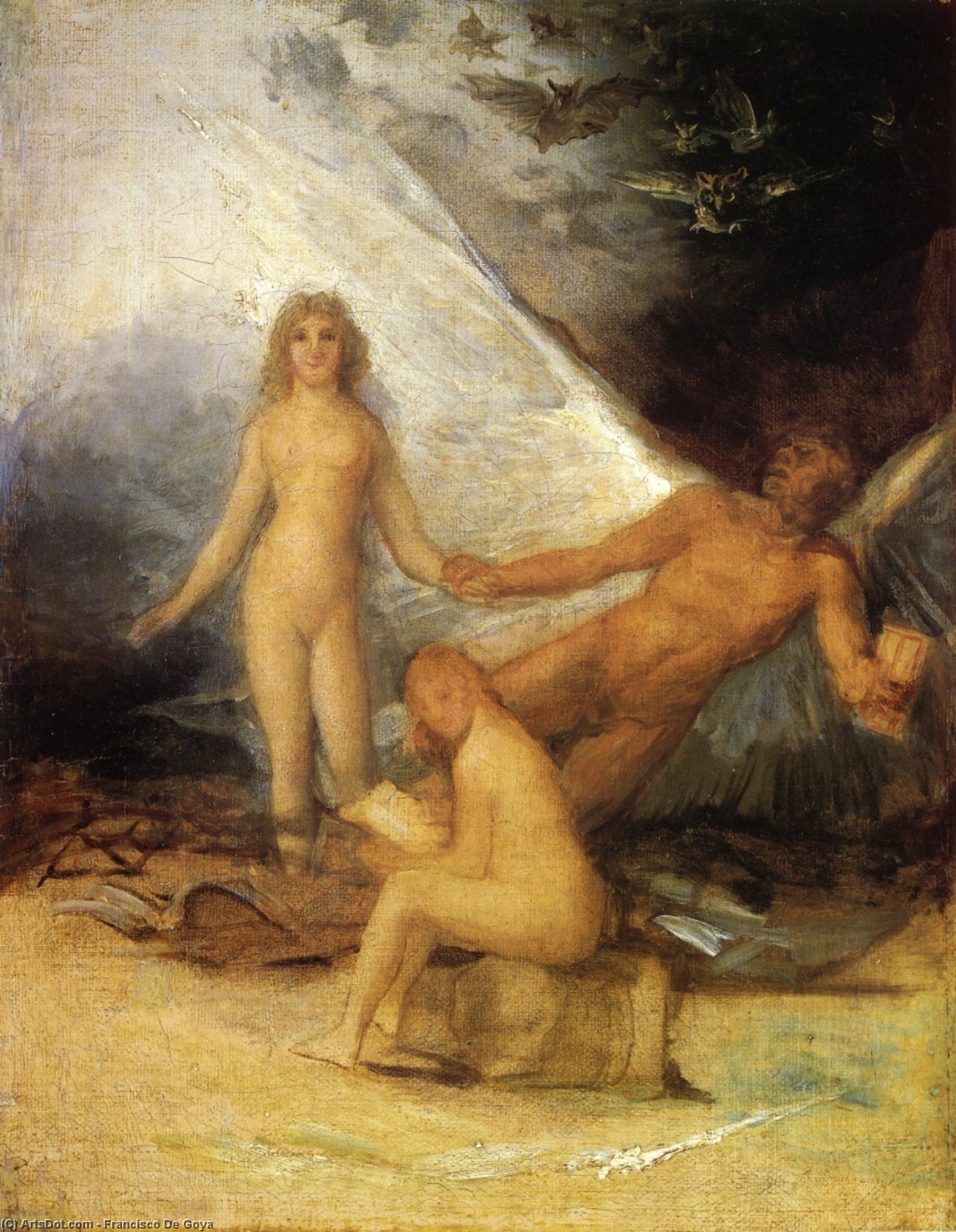 Esquema De La Verdad Rescatada Por El Tiempo, Testificada Por La Historia — Francisco José De Goya Y Lucientes