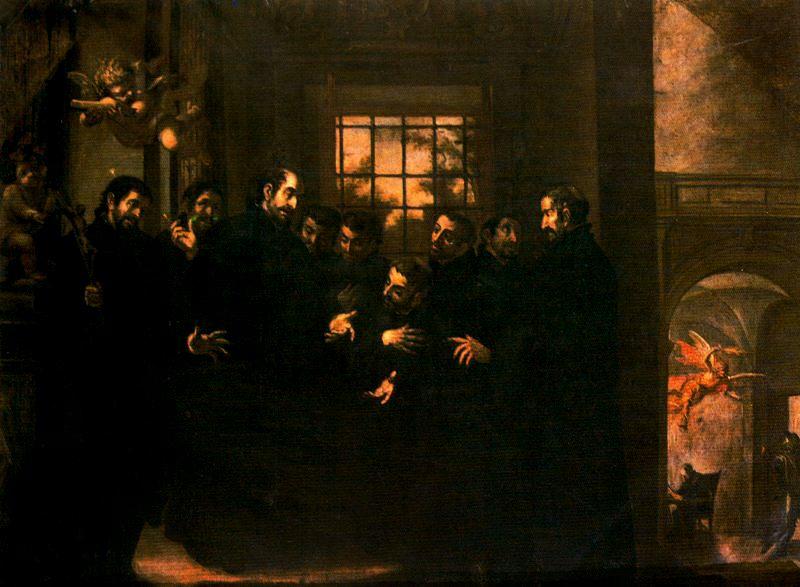 San Ignacio Proponiendo La Constitución De La Compañia De Jesús — Juan De Valdés Leal