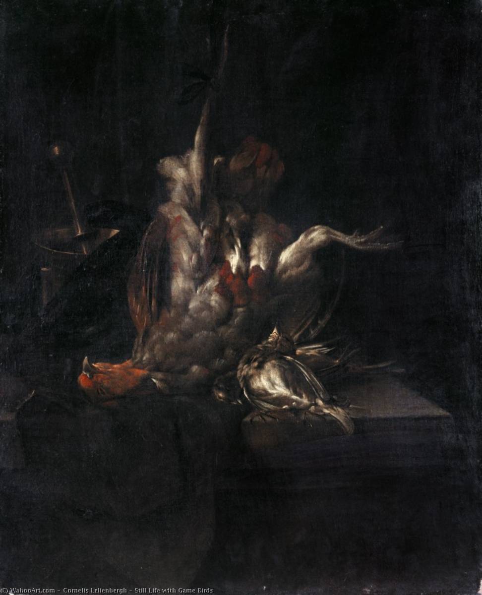 Still Life With Game Birds — Cornelis Van Lelienbergh