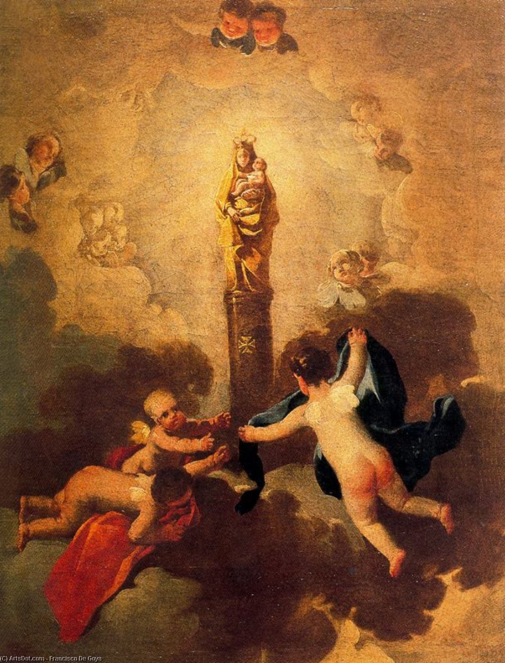 La Virgen Del Pilar — Francisco José De Goya Y Lucientes