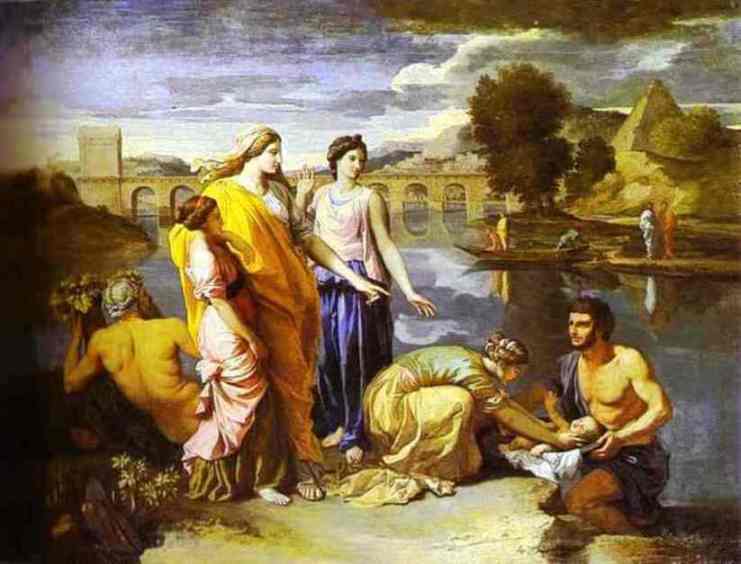 Pharaoh's Daughter Finds Baby Moses — Nicolas Poussin